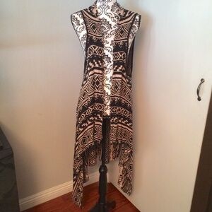 Mine Too Asymmetrical  Sweater Vest 3XL